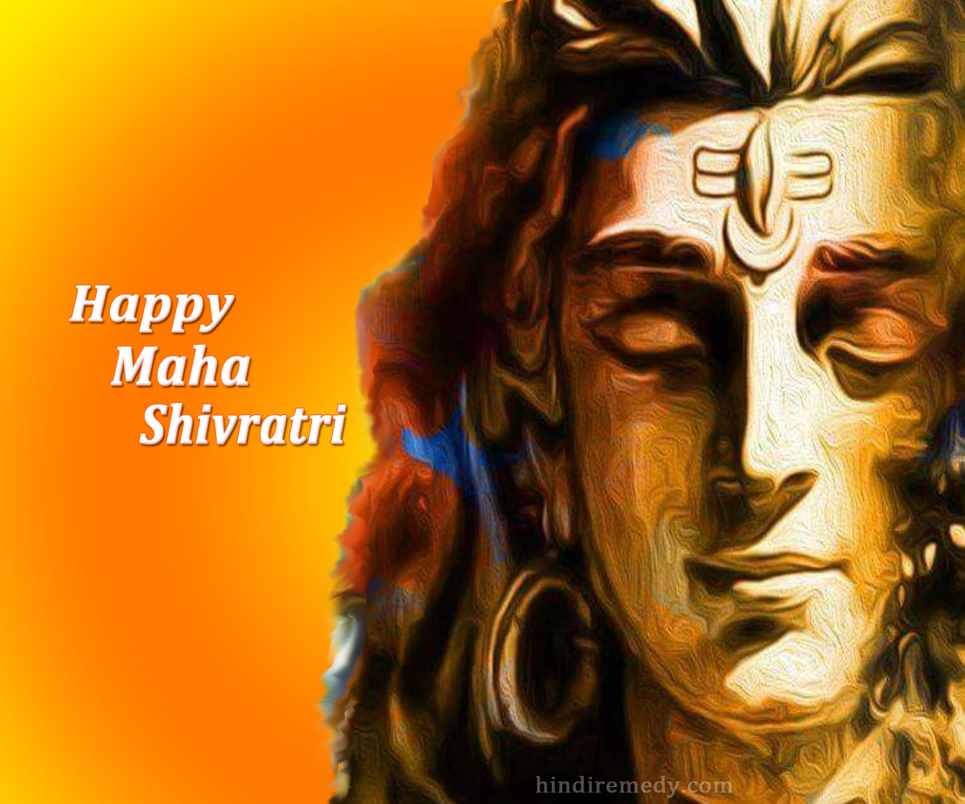 Bhagwan Ji Help me Har Har Mahadev Happy Shivaratri Wallpaper