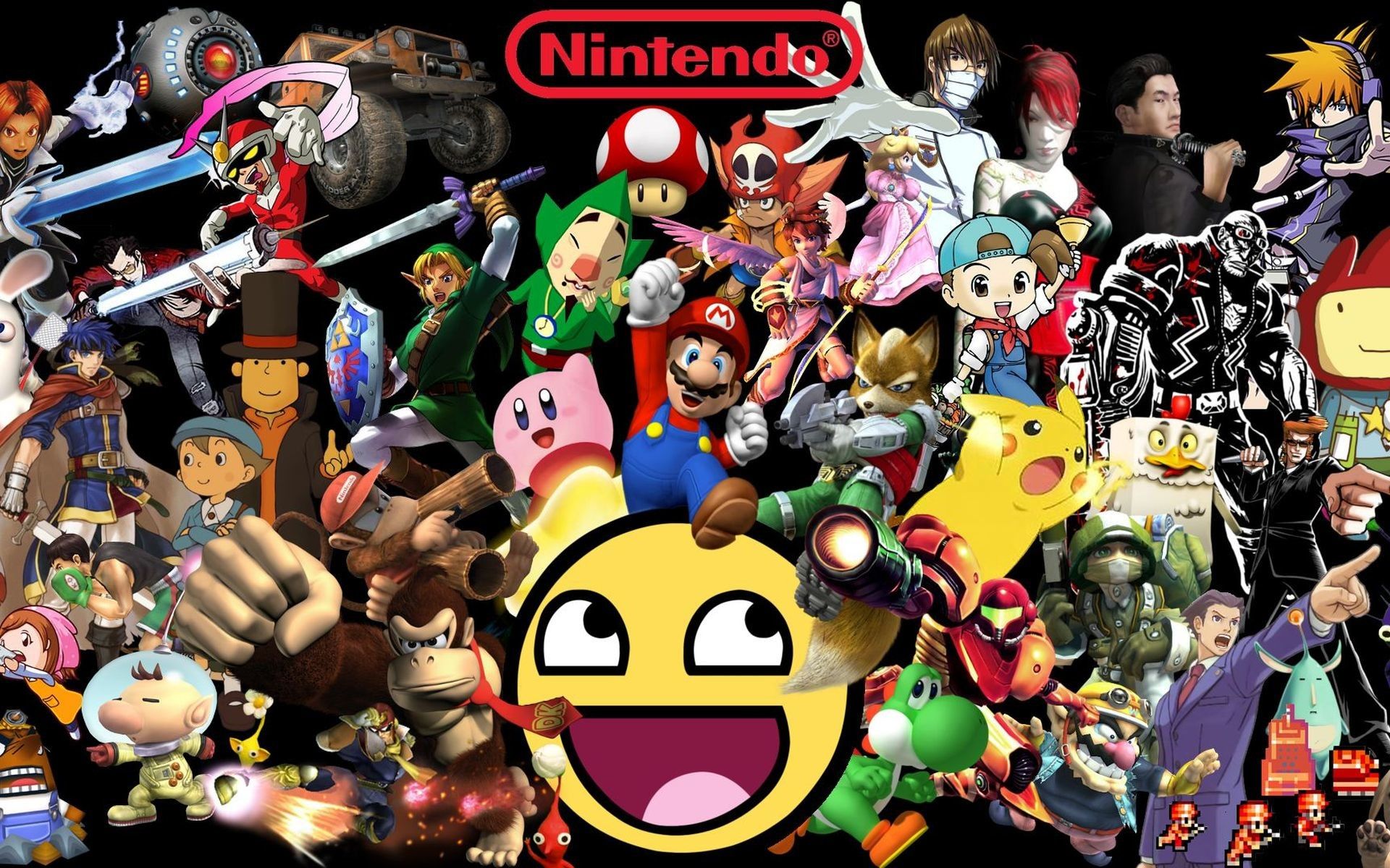 Nintendo Characters Desktop Wallpaper On