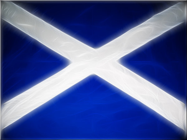Scottish Flag by welshdragon on