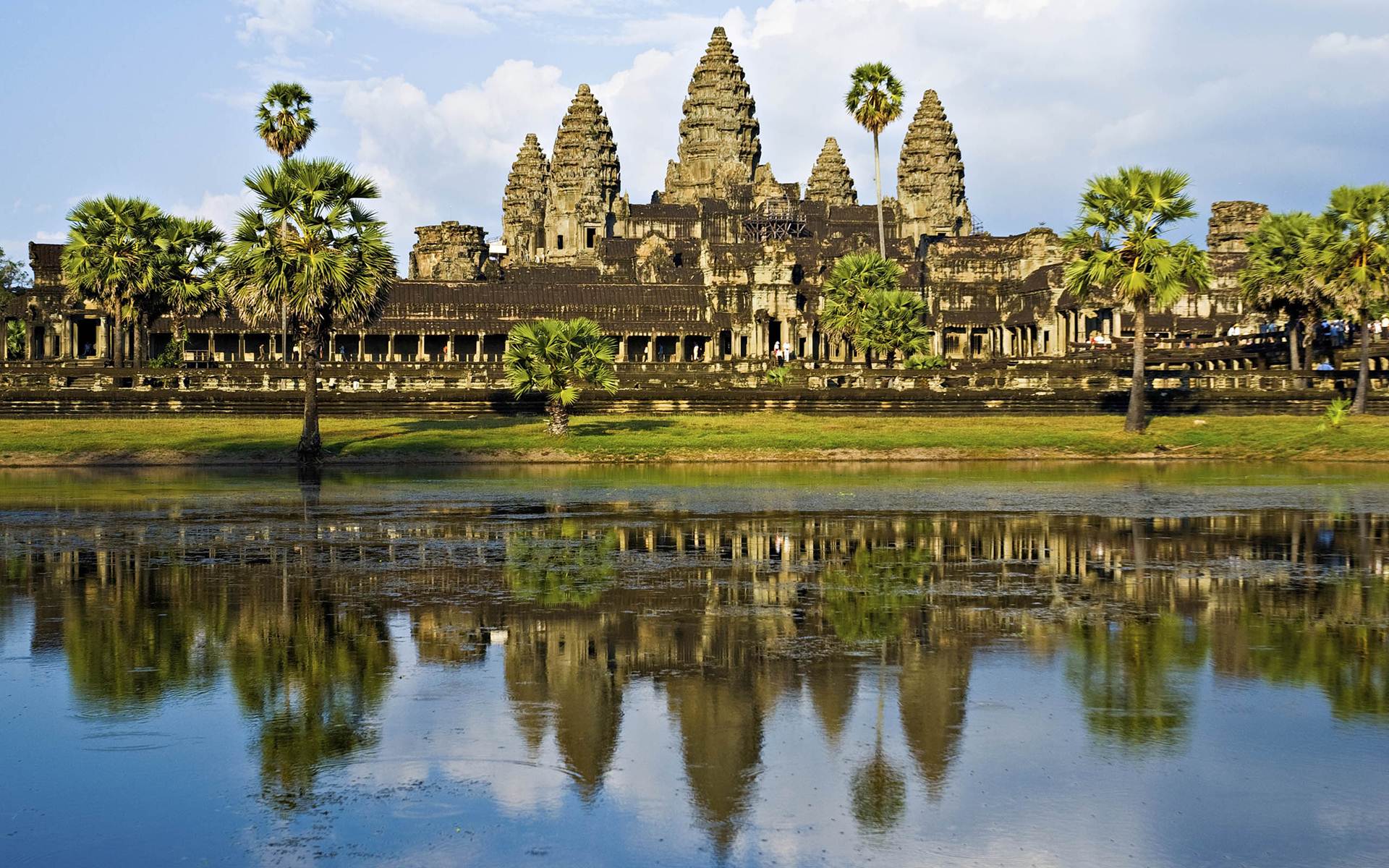 Angkor Wat Temple Cambodia Photos HD Wallpaper Image Pictures