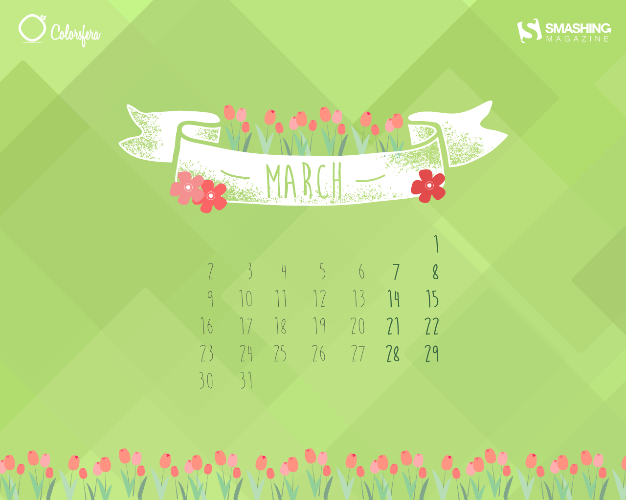 Desktop Wallpaper Calendars March