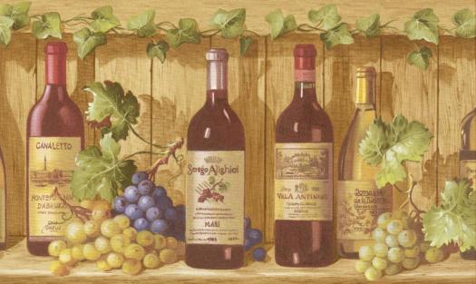 Wine Bottle Wallpaper Border Inc
