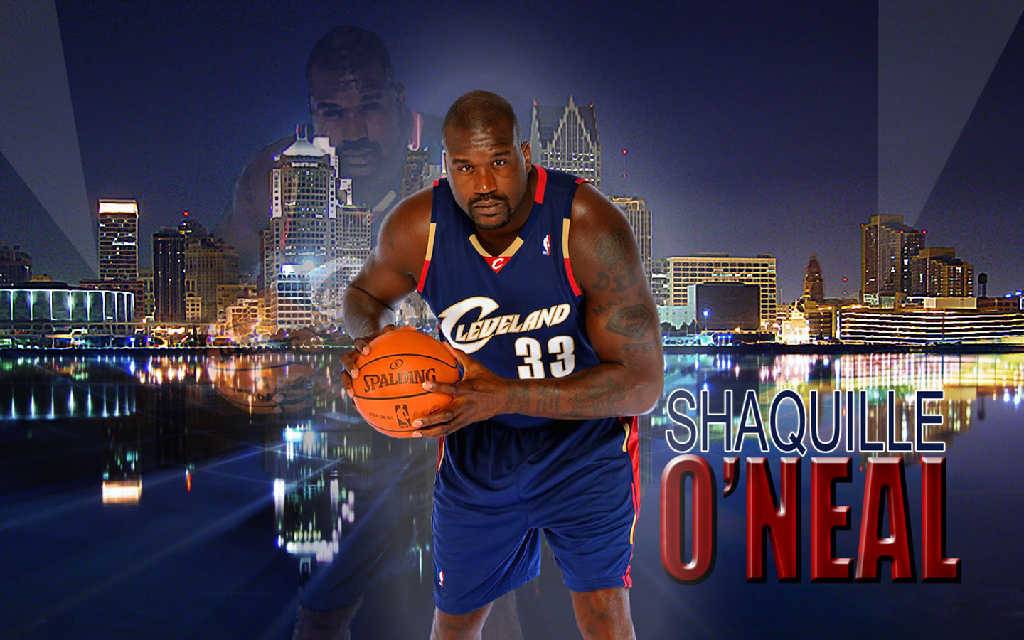 Shaquille O Neal Cavaliers Widescreen Wallpaper Cleveland