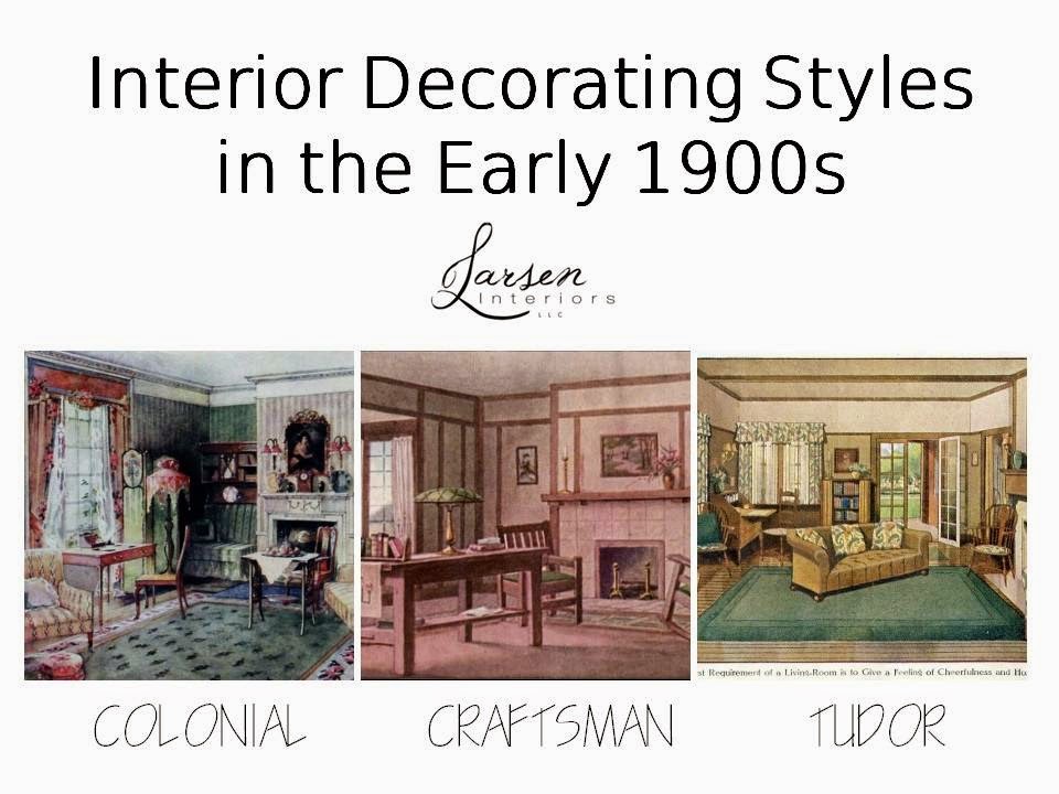 The Philosophy Of Interior Design Early 1900s Part