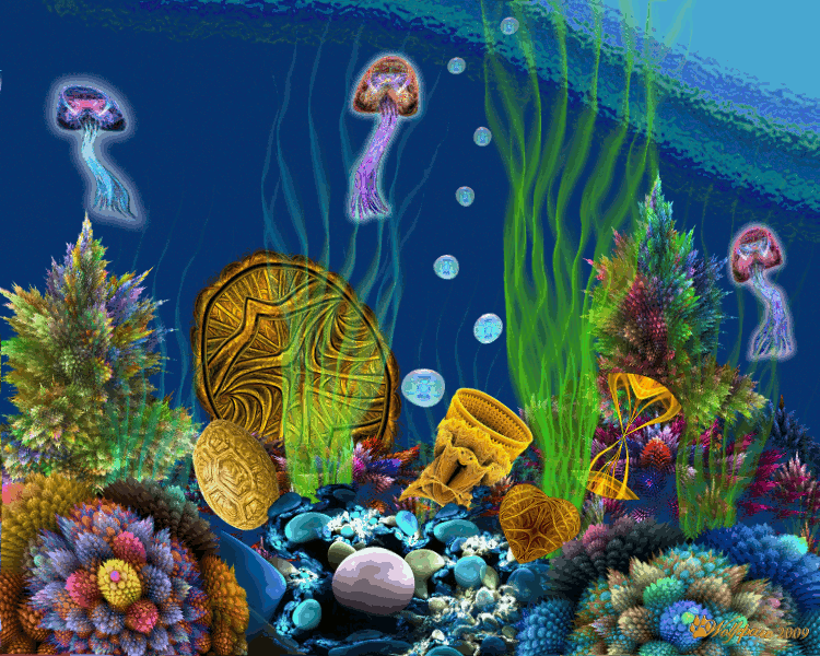 Animated Underwater Treasure By Wolfepaw