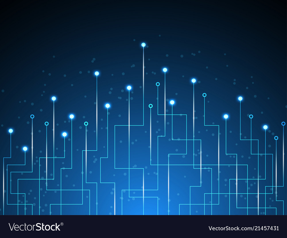 Background Electronic Circuits Design Royalty Vector