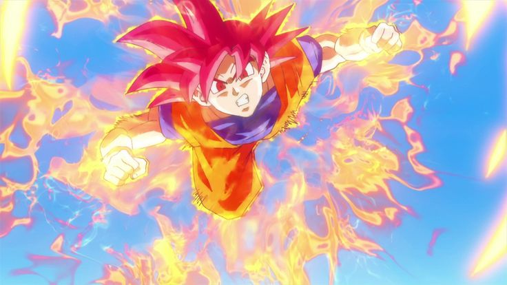 Goku Wallpaper 4K, Super Saiyan God