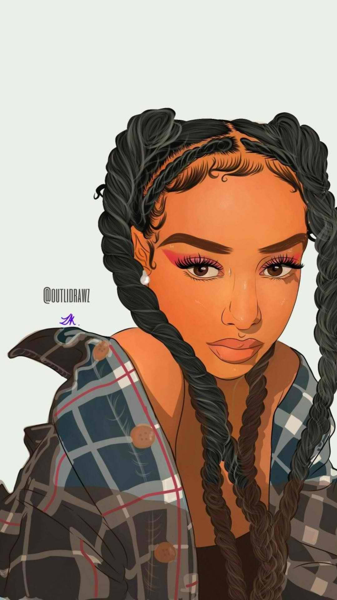 Cute Black Girl Picture Wallpaper