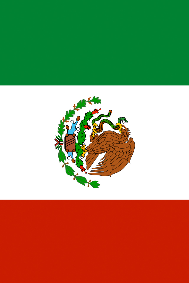 Mexico Flag iPhone Wallpaper HD