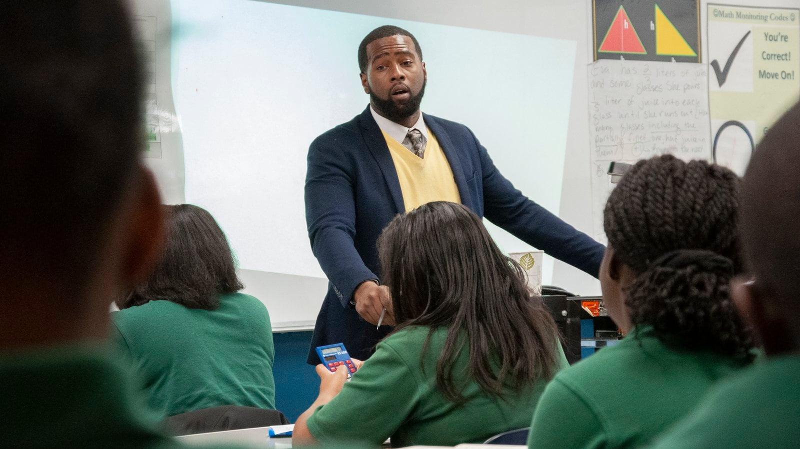 Inspired by his own black male teachers this Newark native
