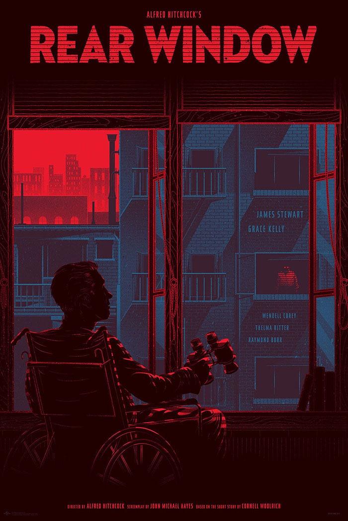 Movie Posters Mon Amour Rear Window Dir Alfred