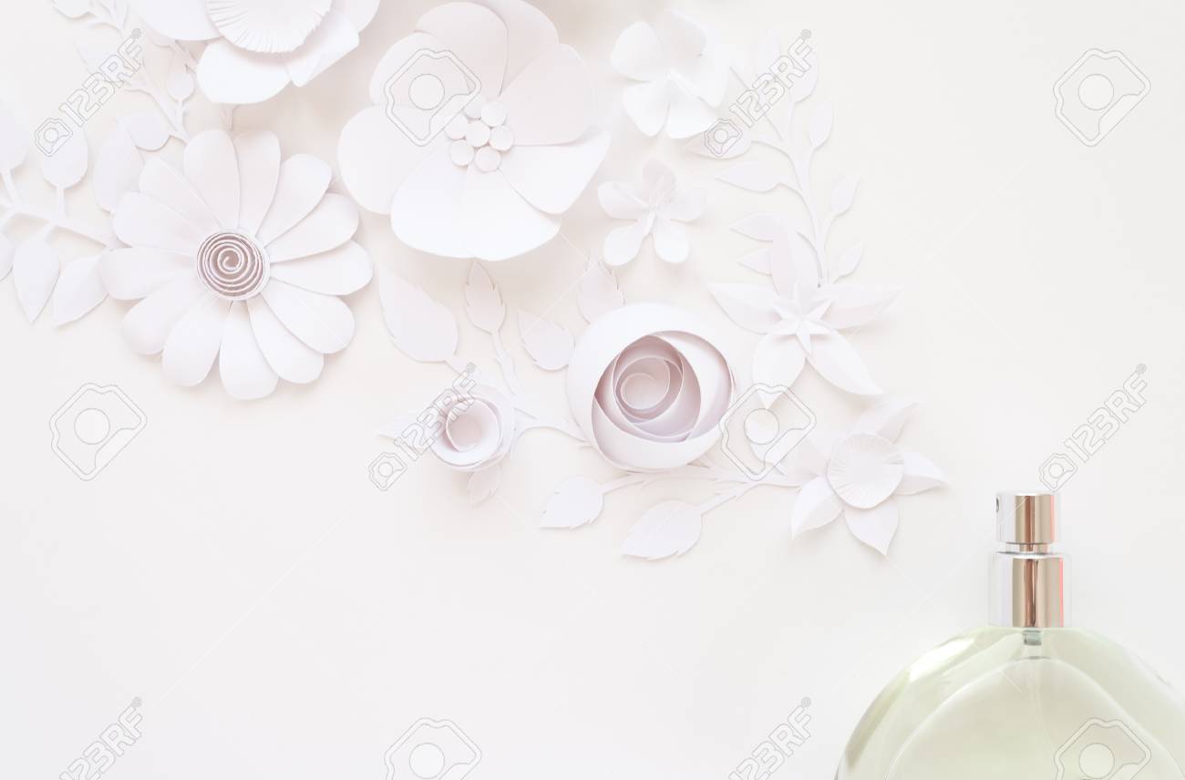 Flower Arrangement Flowers Fragrance Perfume On White