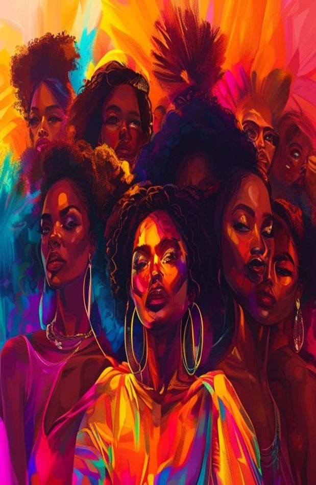 Beautiful Black Women Wallpaper