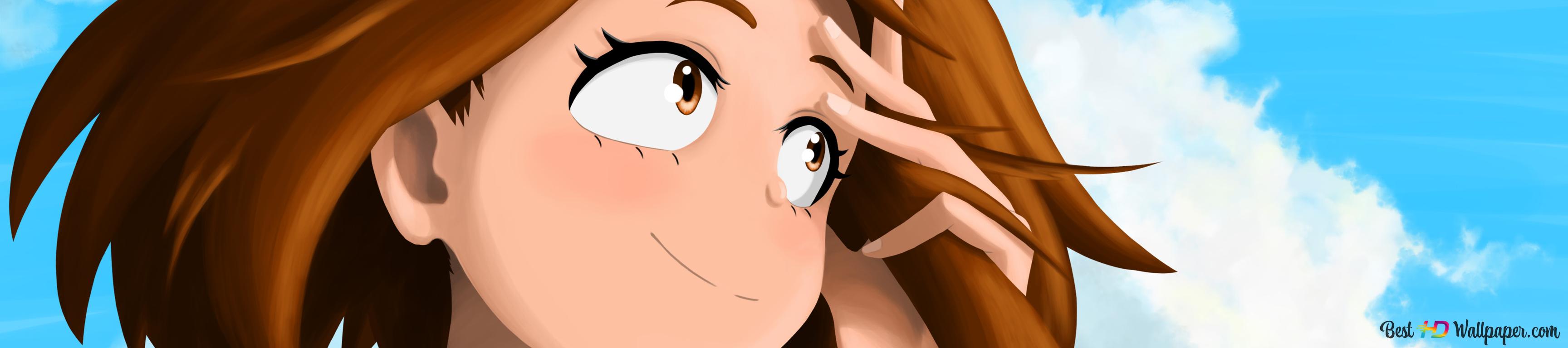 Ochaco Uraraka Happy 4k Wallpaper