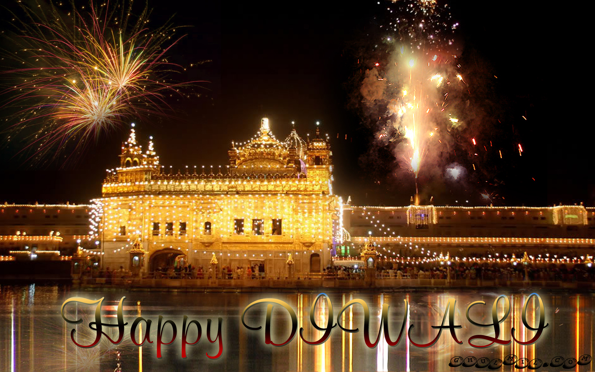 Happy Diwali HD Nature Wallpaper