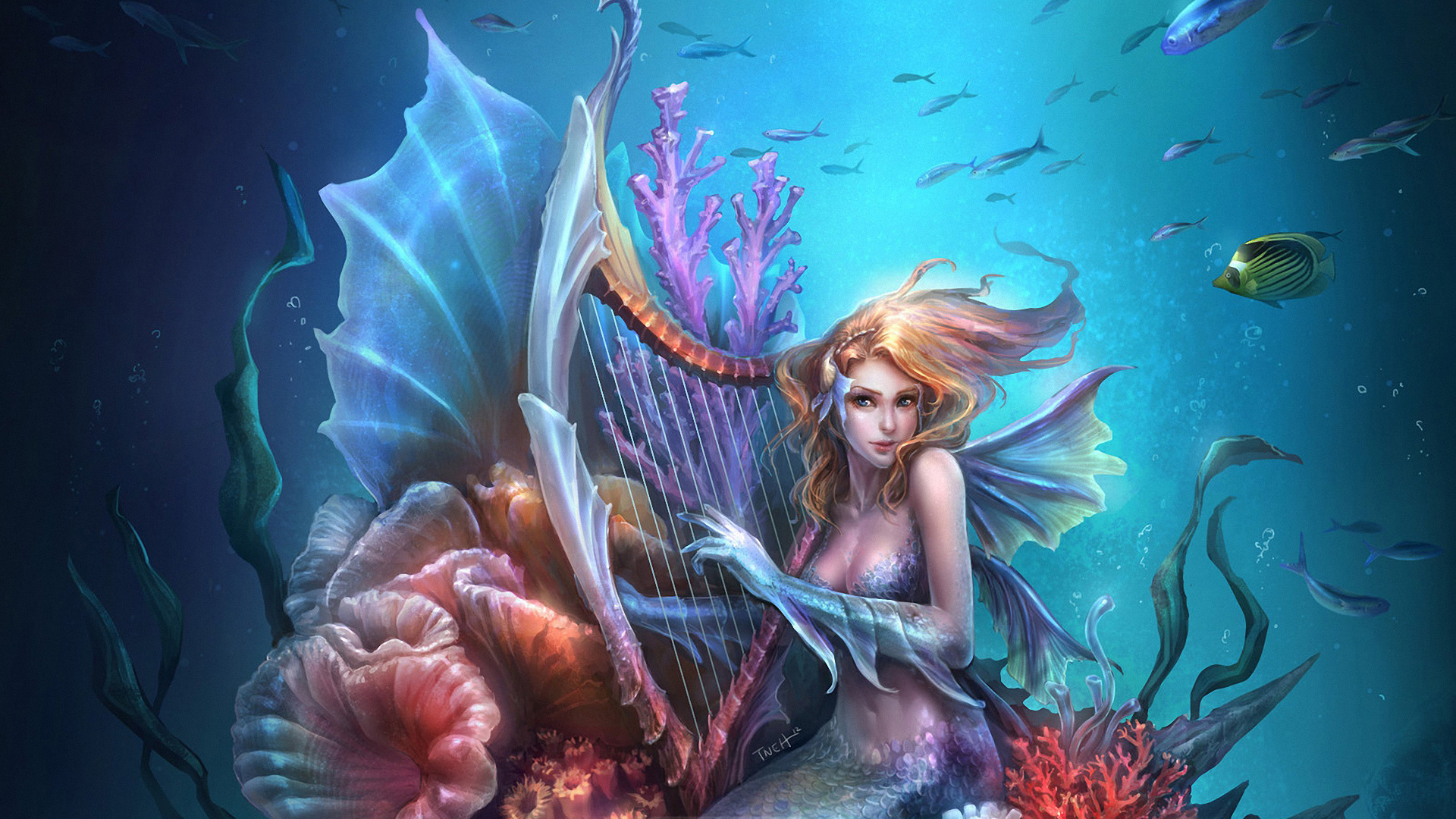 Fantasy Mermaid Art Wallpaper
