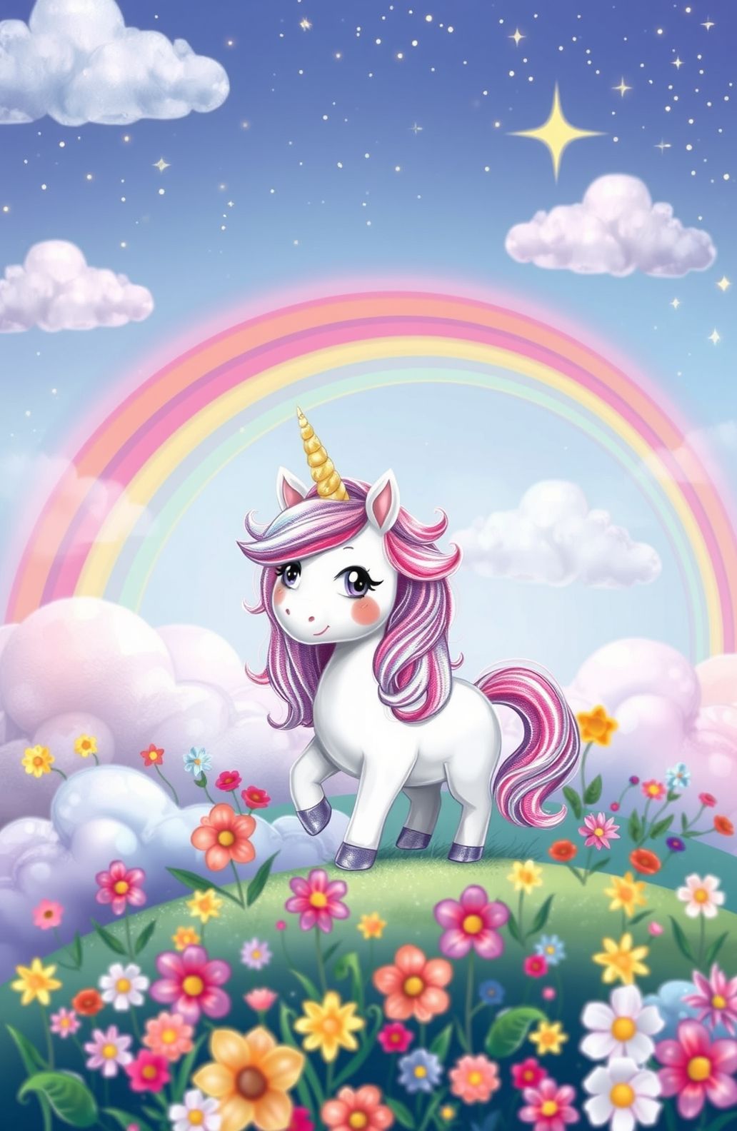 Cute Unicorn Wallpaper