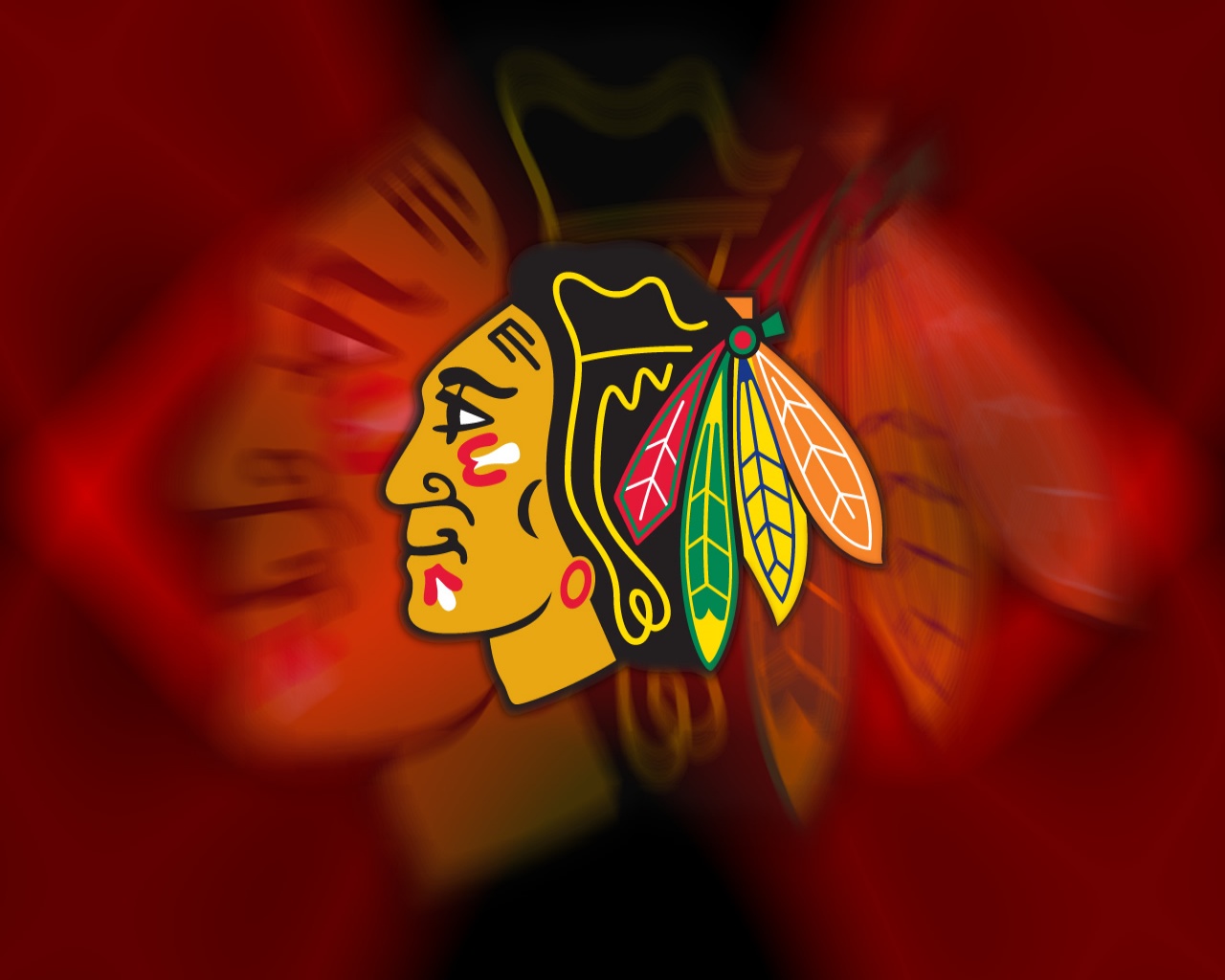 Chicago Blackhawks Team Logo Wallpaper 12801024 185220 HD Wallpaper