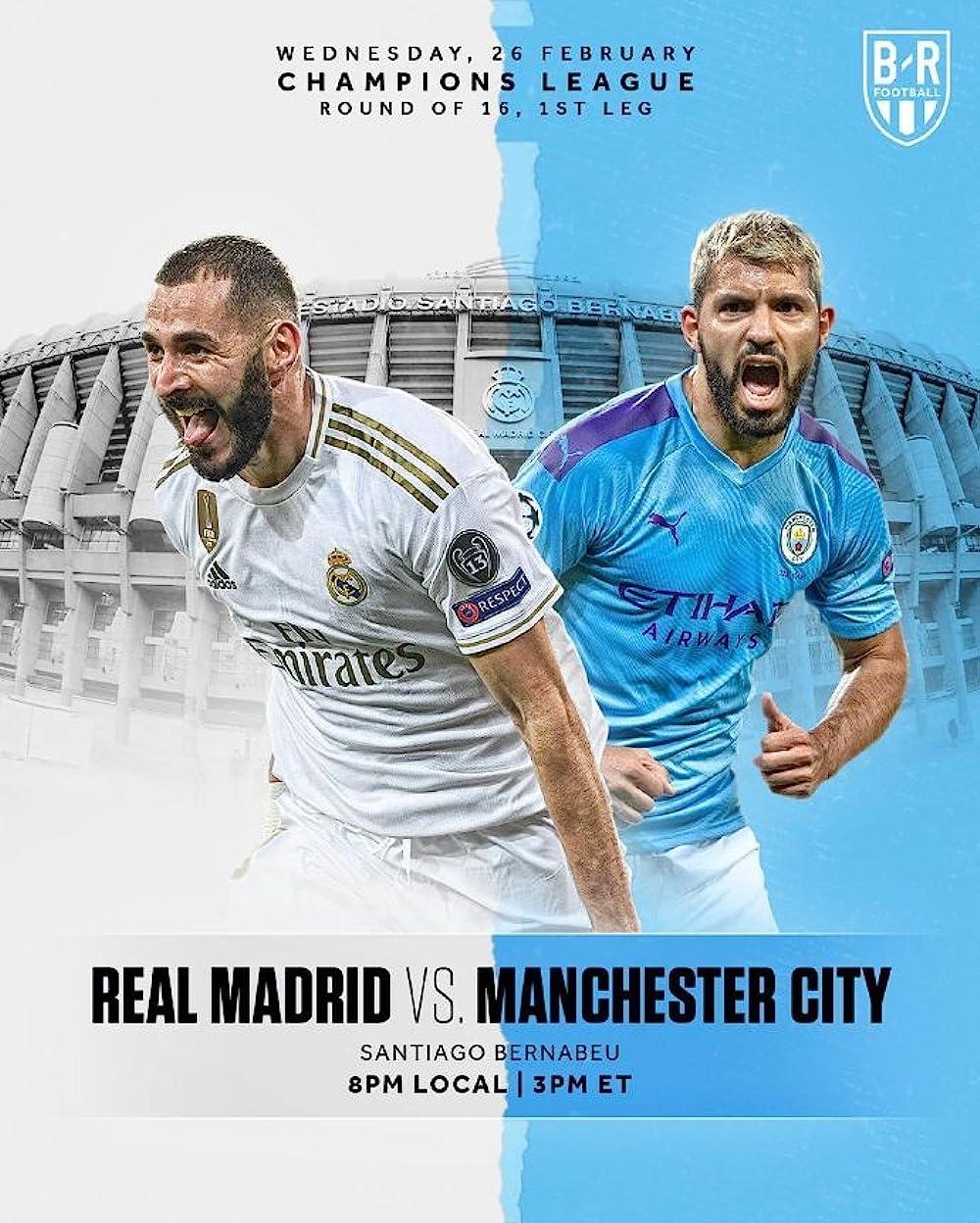 Uefa Champions League Real Madrid Vs Manchester City Tv Episode