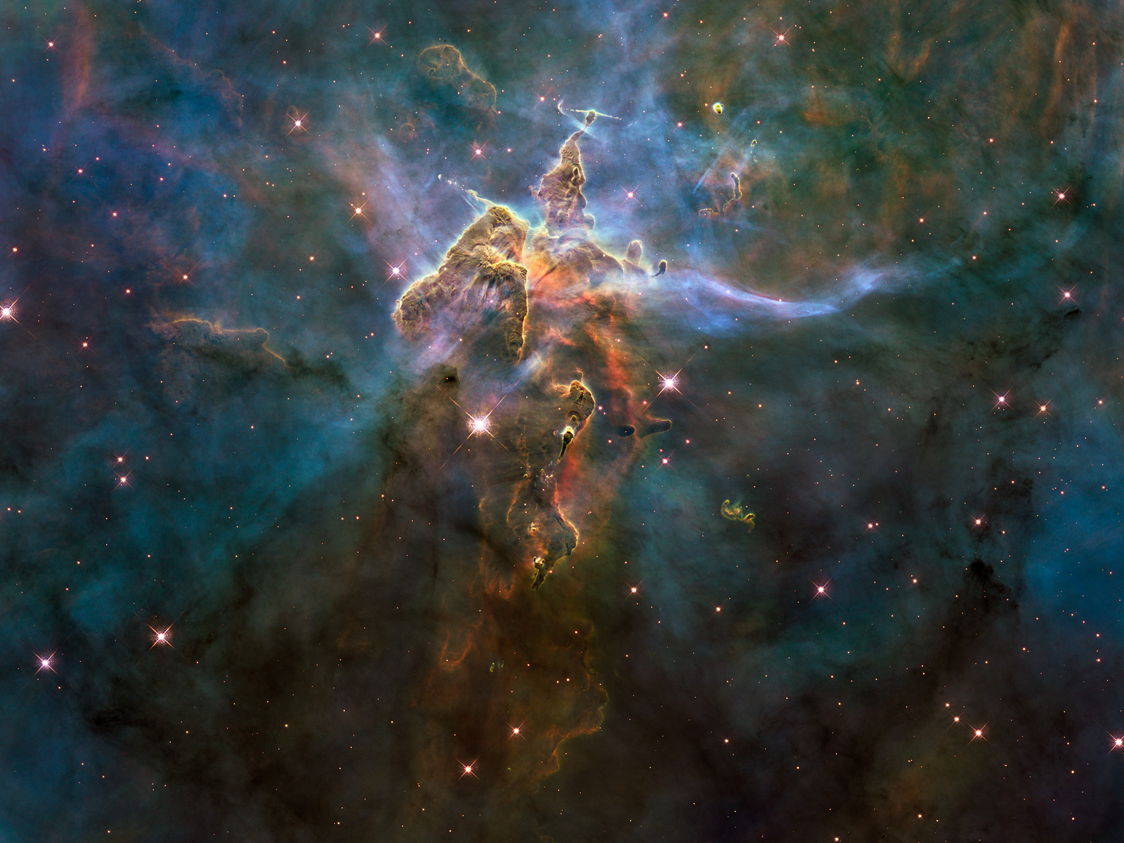 The Scene Is Reminiscent Of Hubble S Classic Pillars Creation
