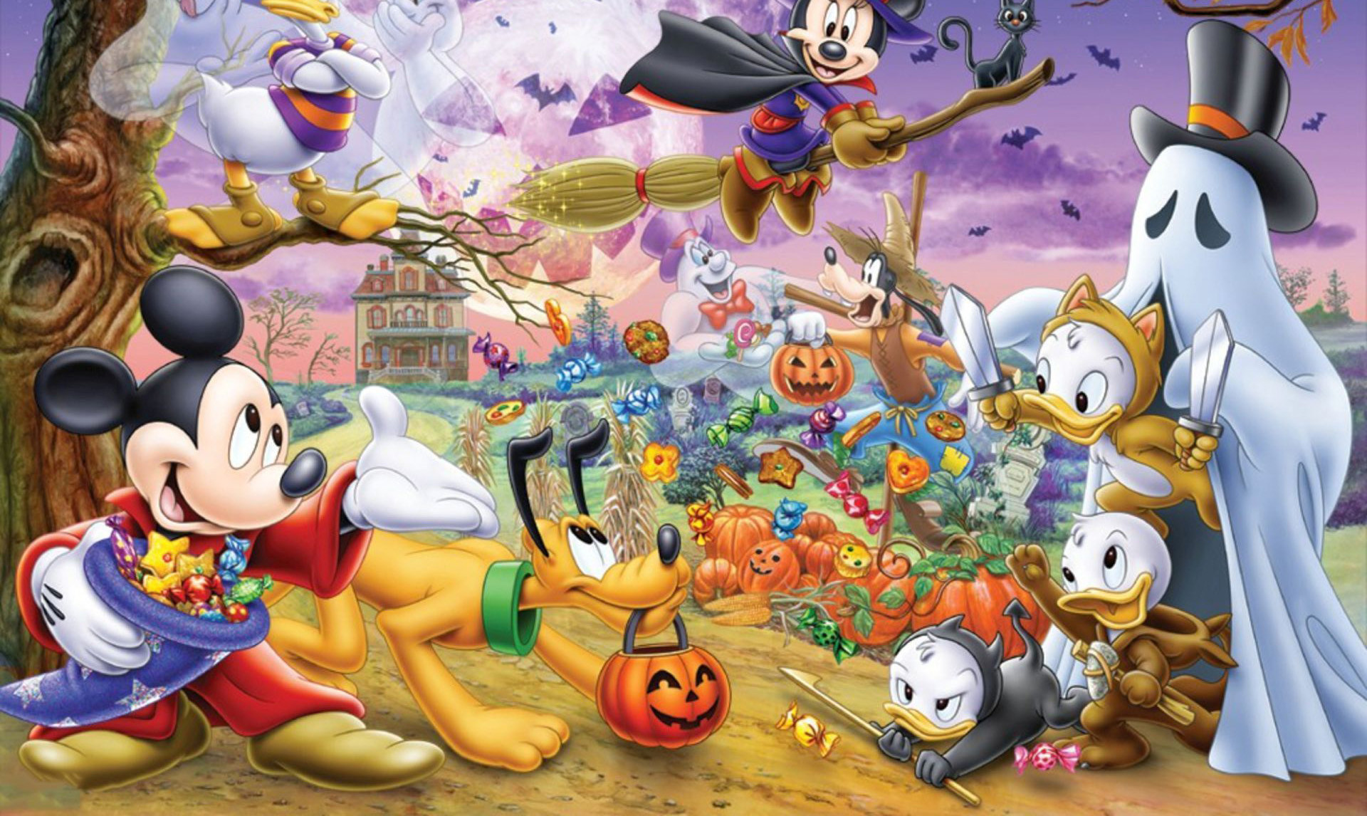 Disney Halloween Wallpaper Background Image