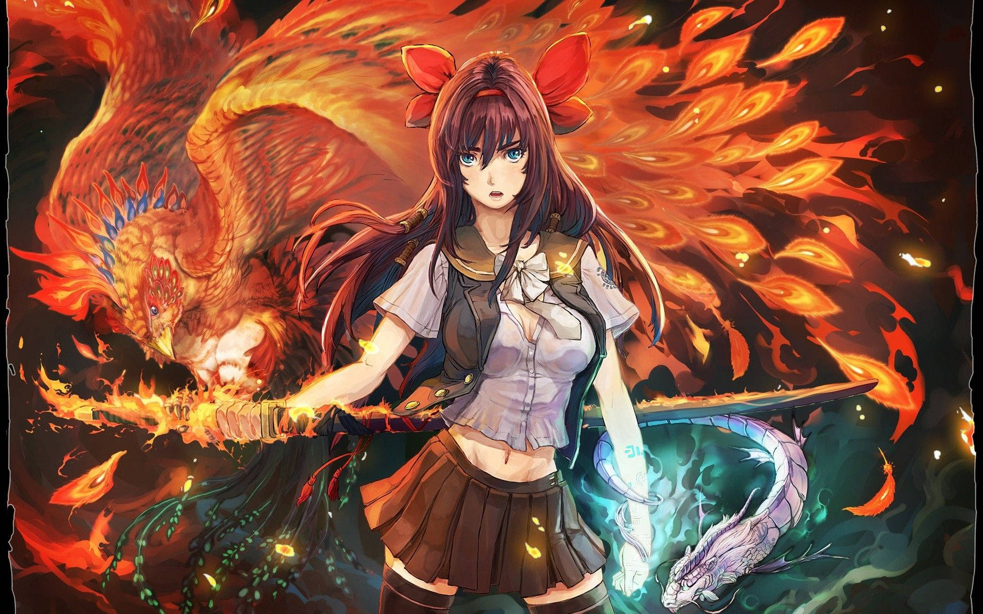 Fire Anime Wallpaper