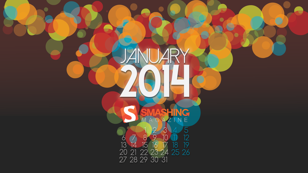 Smashing Magazine Desktop Wallpaper Calendar January