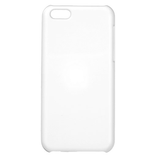 Solid White Background Template Clean Fresh Pure Case For iPhone 5c