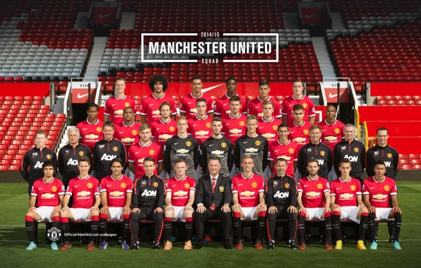 Manchester United Squad Mufc Old Trafford Wallpaper