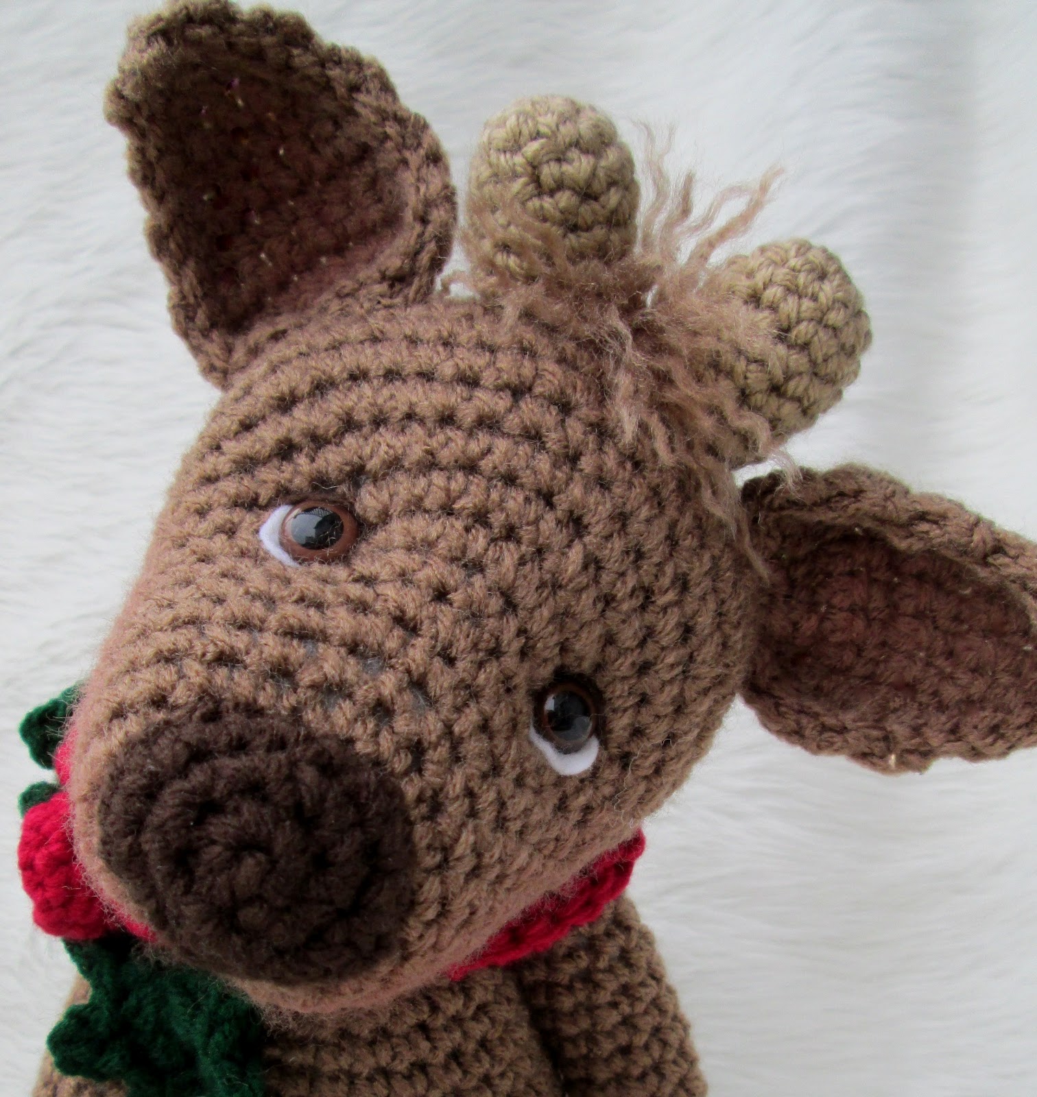 Wool And Whims New Crochet Pattern Simply Cute Reindeer