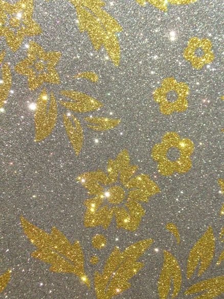 Grey And Yellow Glitter Wallpaper Dream House
