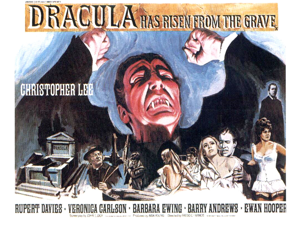 Dracula Has Risen Hammer Horror Films Wallpaper