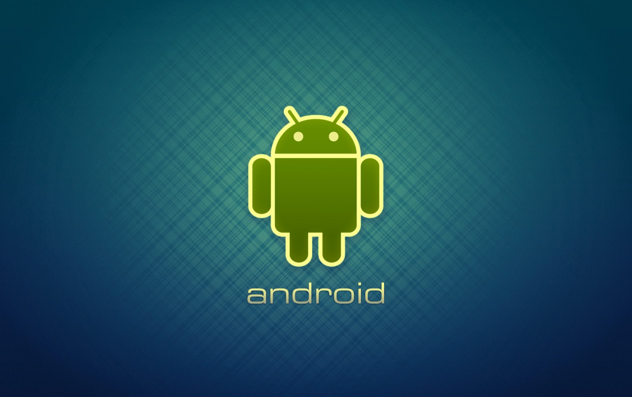 Blue Android Wallpaper Stock Photos