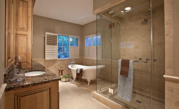 Traditional Master Bathroom Ideas With A