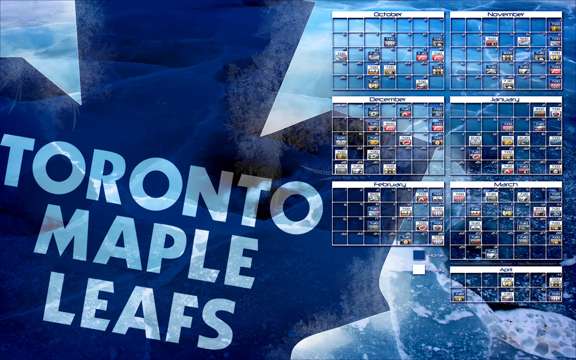 Toronto Maple Leafs Schedule Wallpaper By Bbboz On