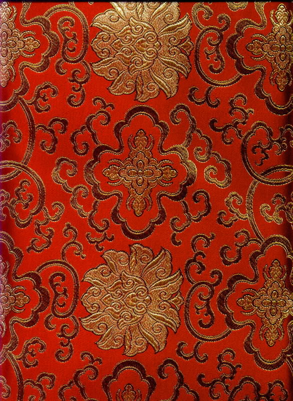 Print Wallpaper Oriental Redgold Flower Desktop Background