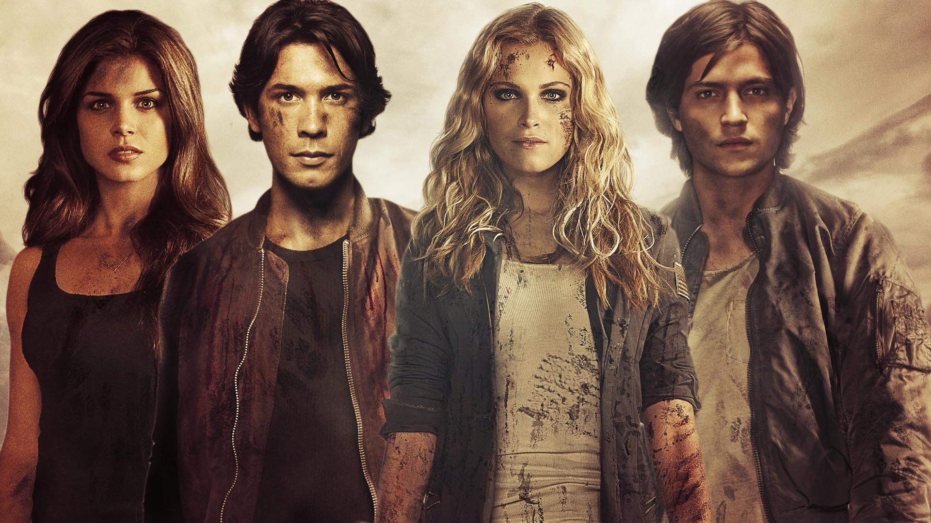 Cast of The 100   the 100 tv show Wallpaper by fanpopcom