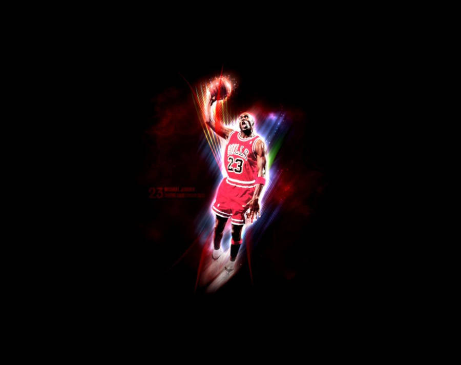 Neon Lights Michael Jordan Wallpaper