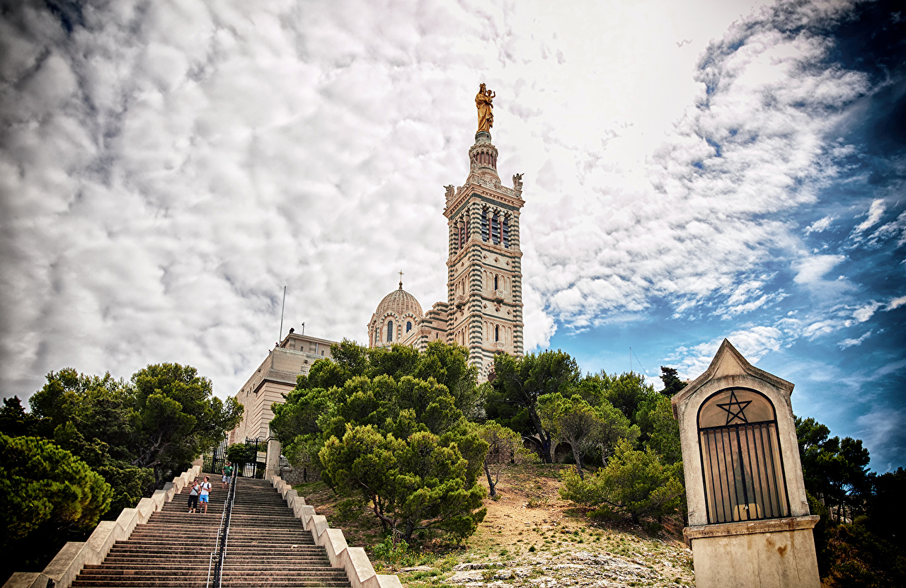 Photo Marseille Cathedral France cathedral Notre Dame de