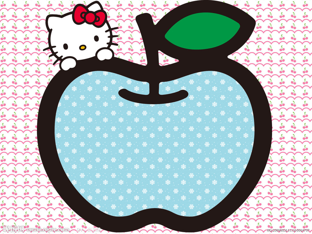 Hello Kitty Love Apples Wallpaper