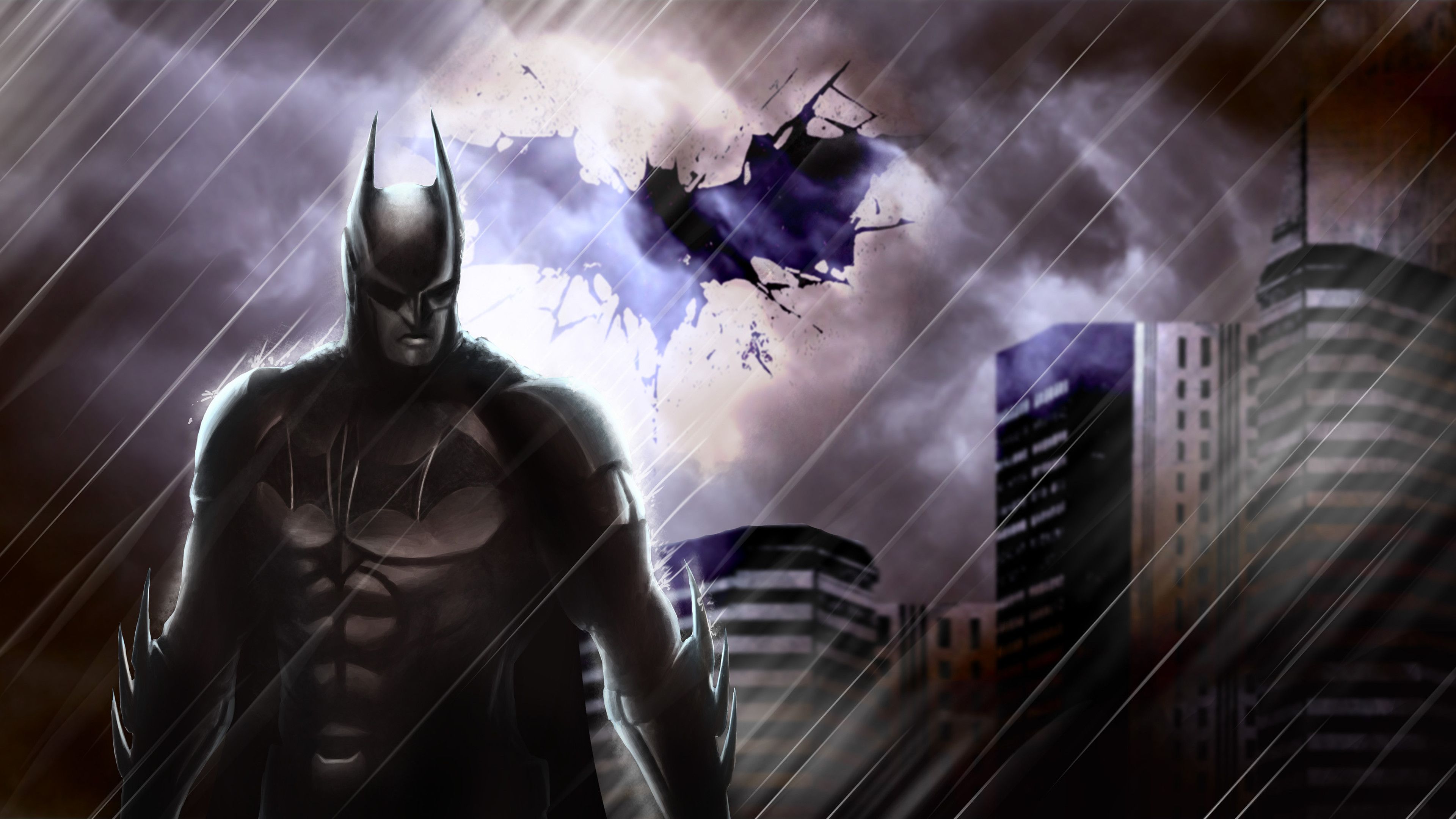 Batman In The Rain 4k superheroes wallpapers hd wallpapers