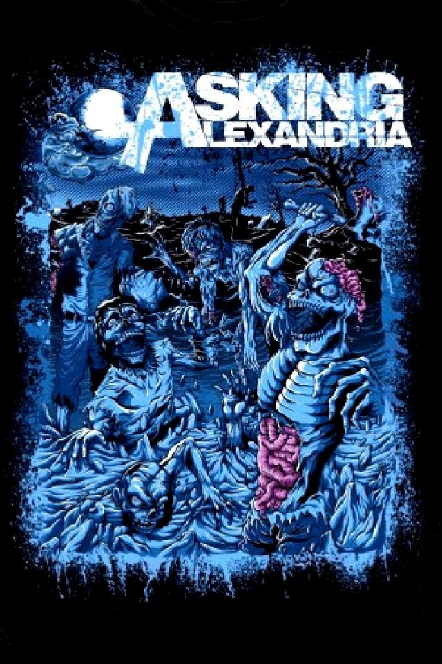 For iPhone Background Asking Alexandria From Category Music
