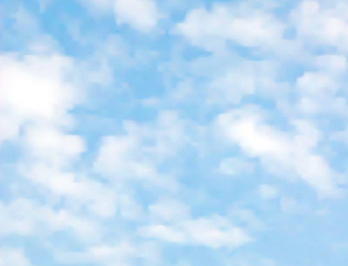 Blue Sky With Clouds Vector Background Background
