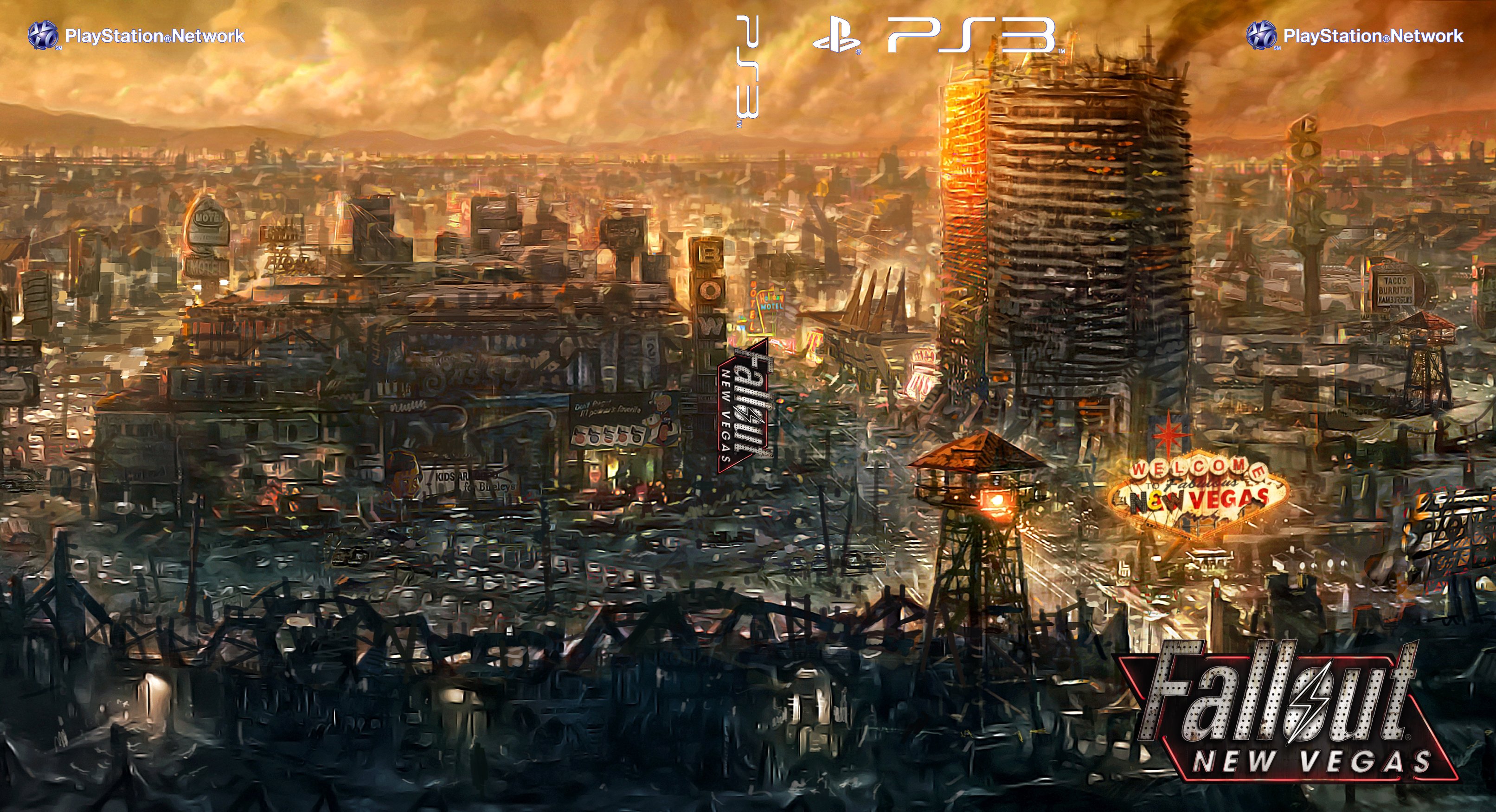 fallout new vegas best widescreen background awesome HD Wallpaper of