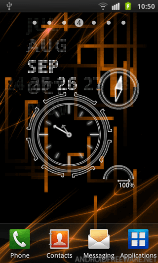 Neon Clock Live Wallpaper App For Android