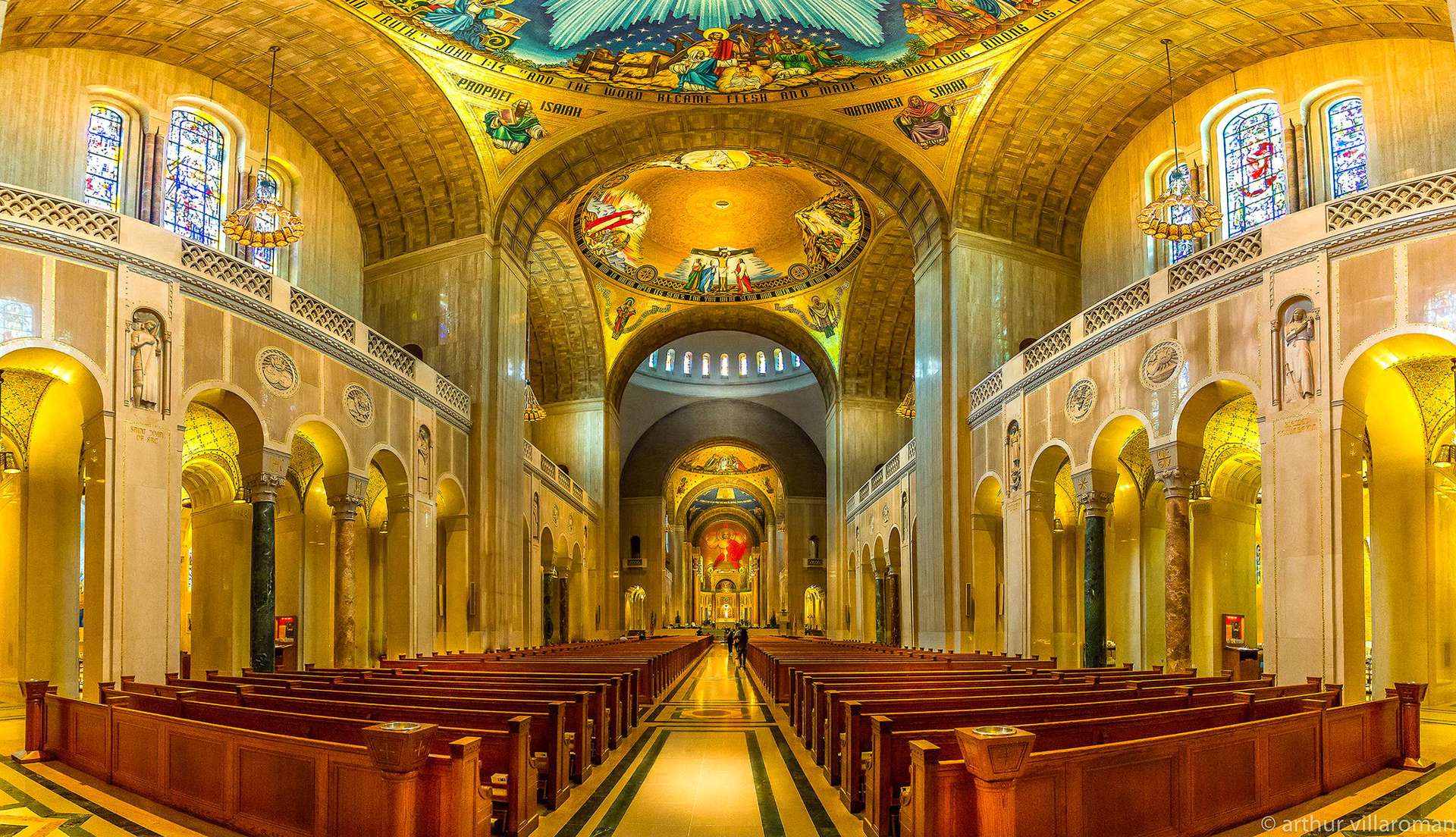 The Inside Of A Church HD Wallpaper Background Image