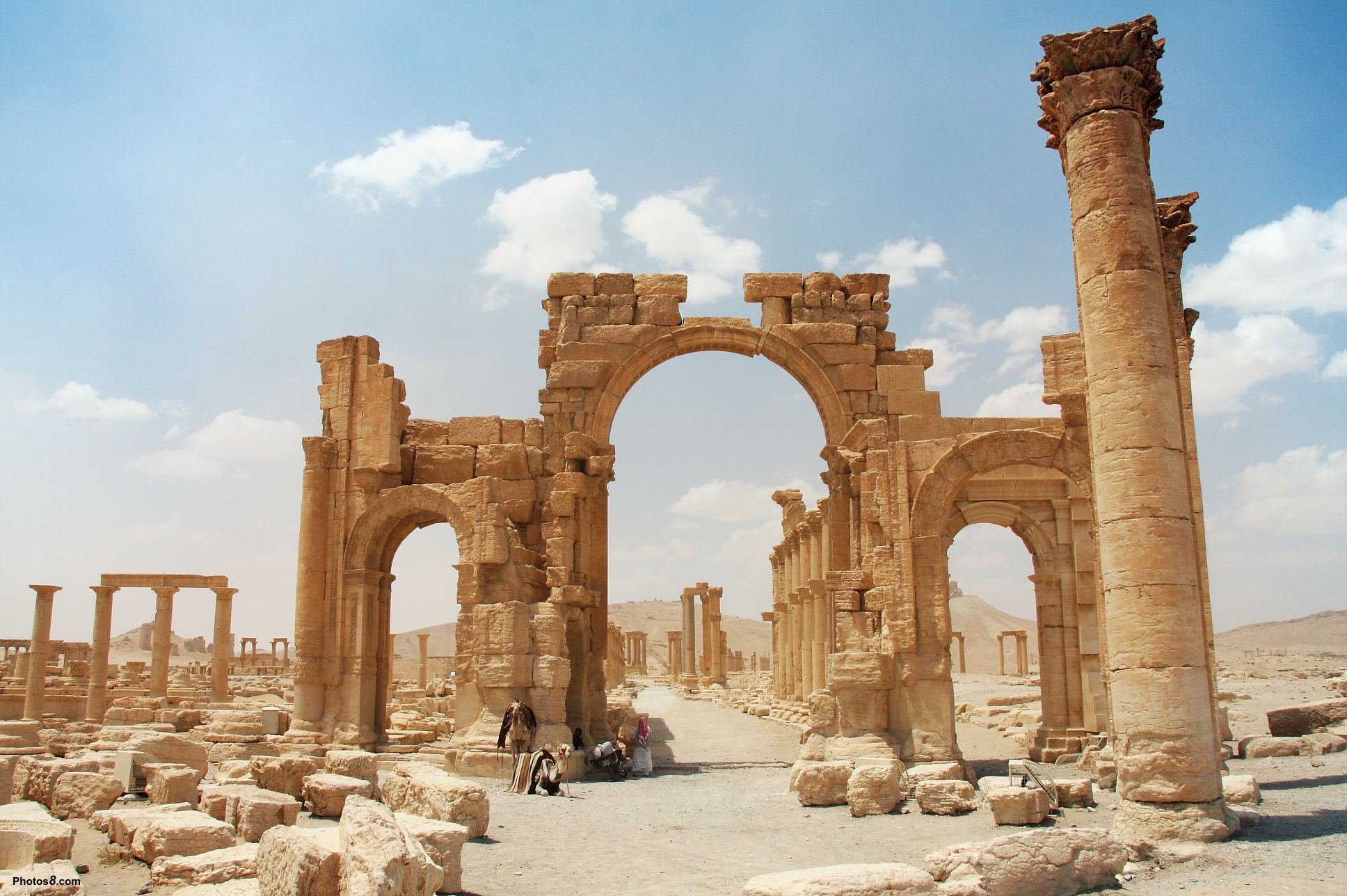 ruins at Palmyra Syria Computer Wallpapers Desktop Backgrounds