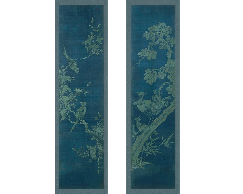 Japanese Panels N12   Flowersbirds 800x640