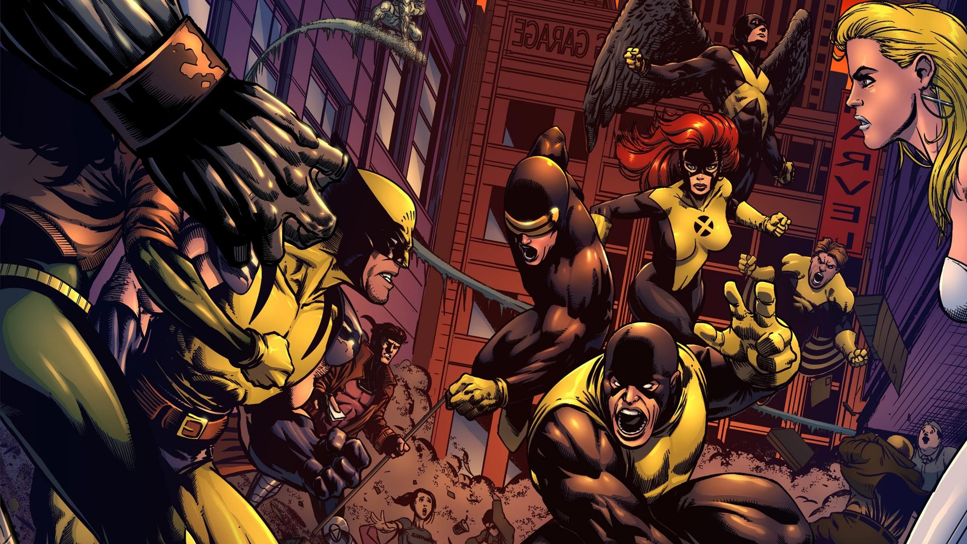 Men Wolverine Superheroes Modern Cyclops Vs Wallpaper