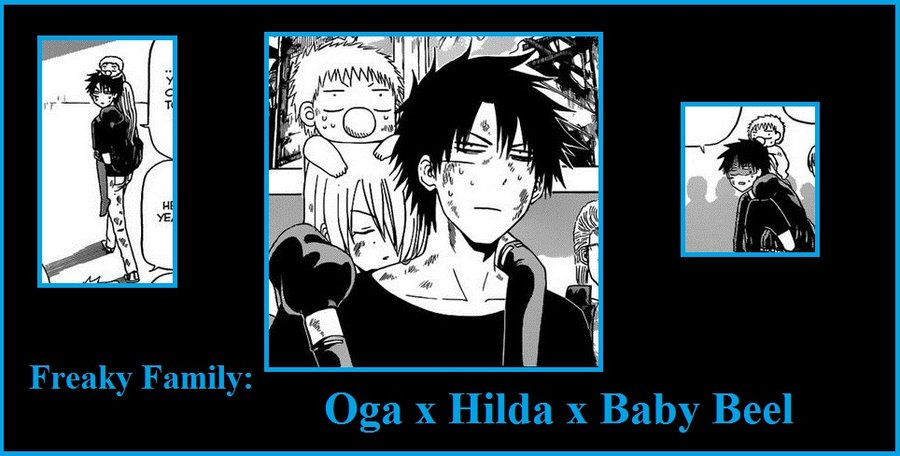 Beelzebub Oga x Hilda x Baby Beel by Piratenking on